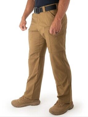 First Tactical Cargo Pants -Tan, Men's V2 Tactical Pants, First Tactical 32/32